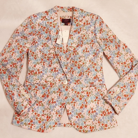 J. Crew Blazer Liberty Print Campbell - Picture 5 of 12